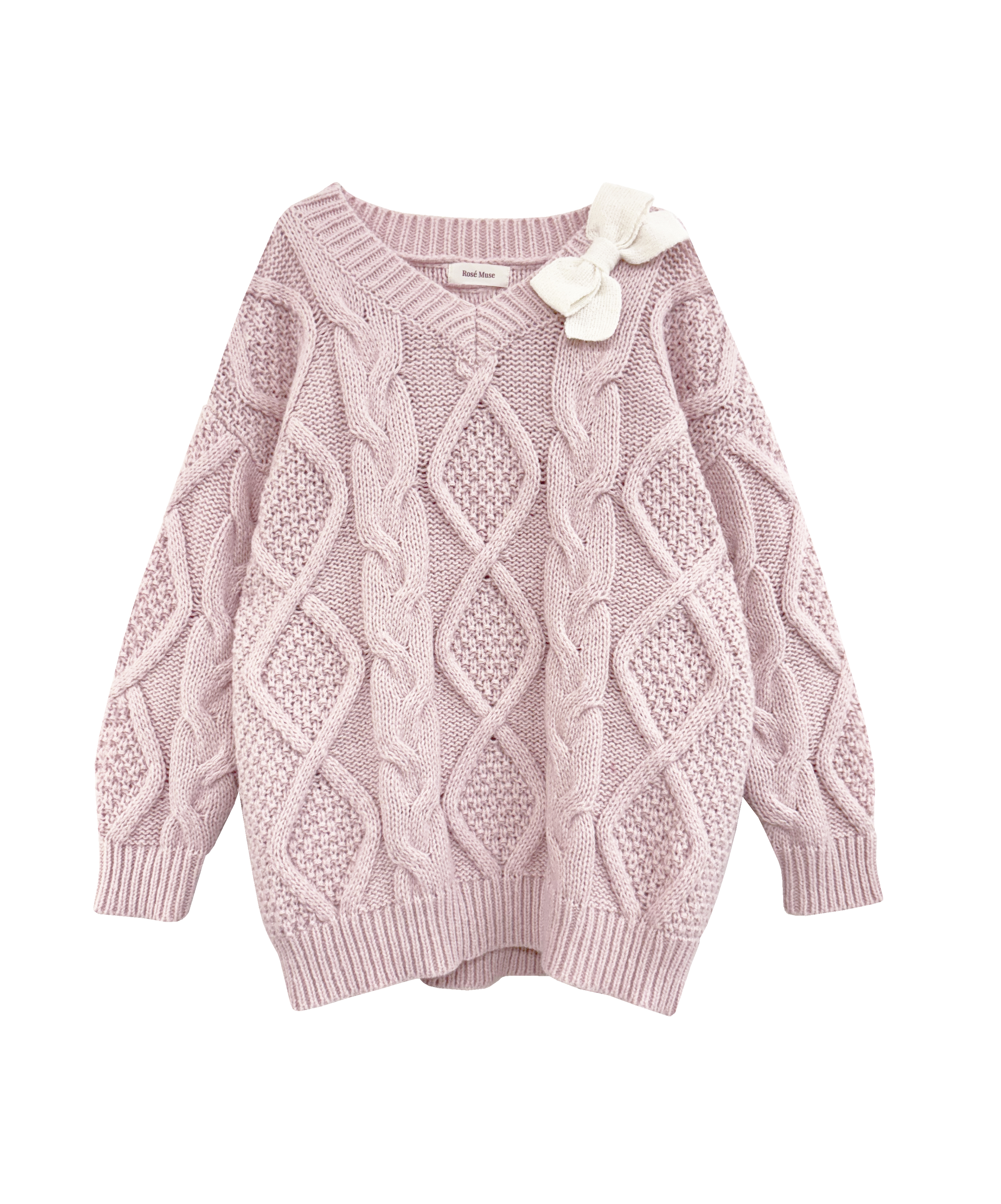 Oversized cable knit OP – BUNNY APARTMENT