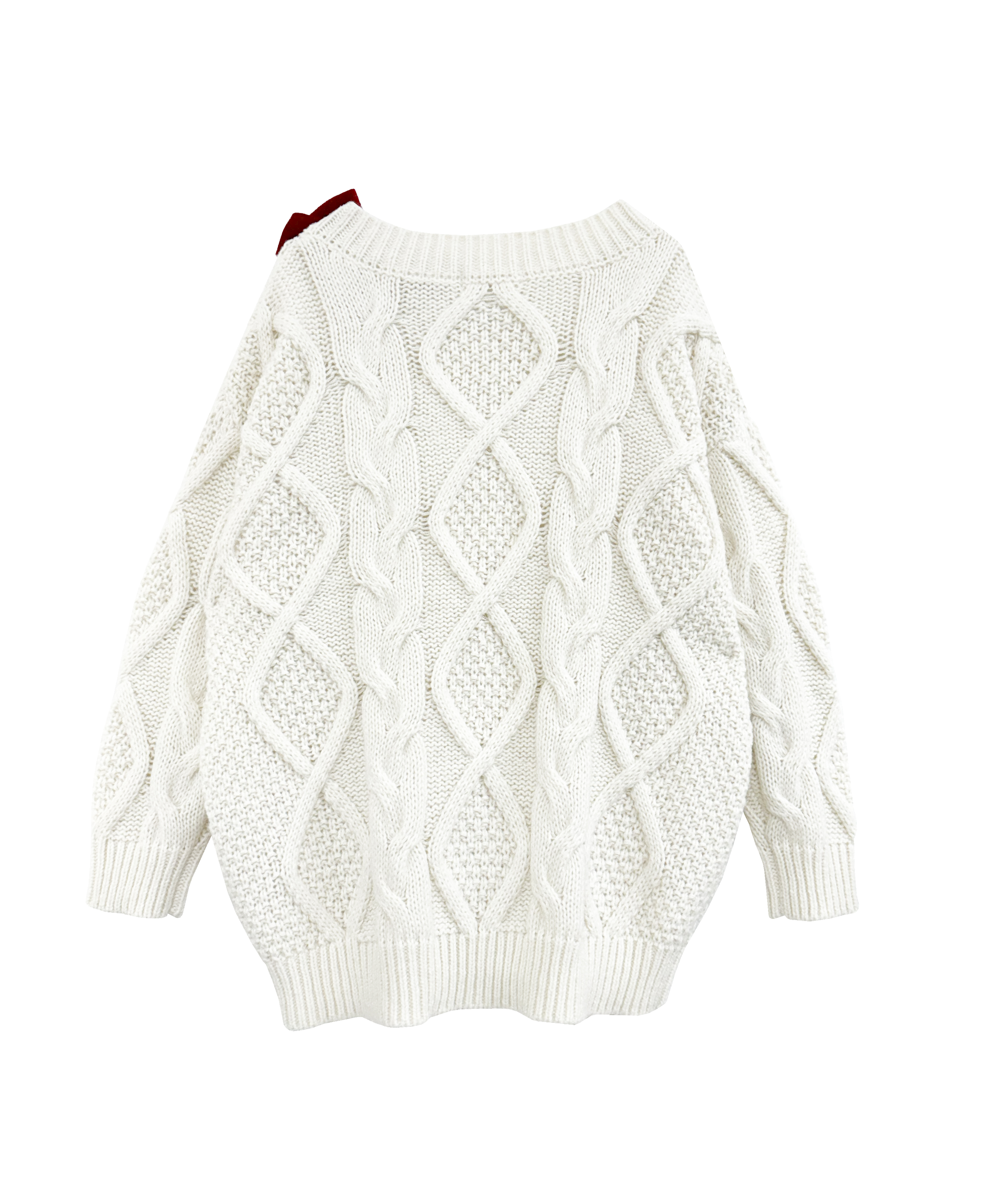 Rosé Muse Oversized cable knit OPロゼミュ Oversized cable knit OP