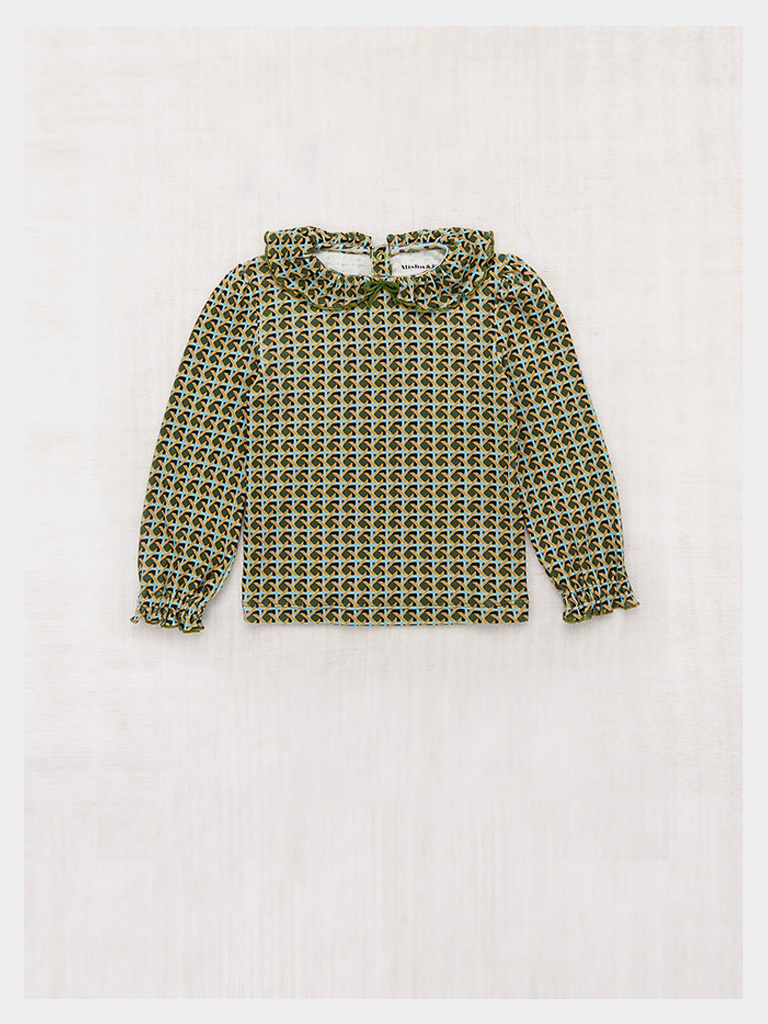 Misha & Puff 24AW Pattie Top Leaf Lattice - Bunny Hill Boutique