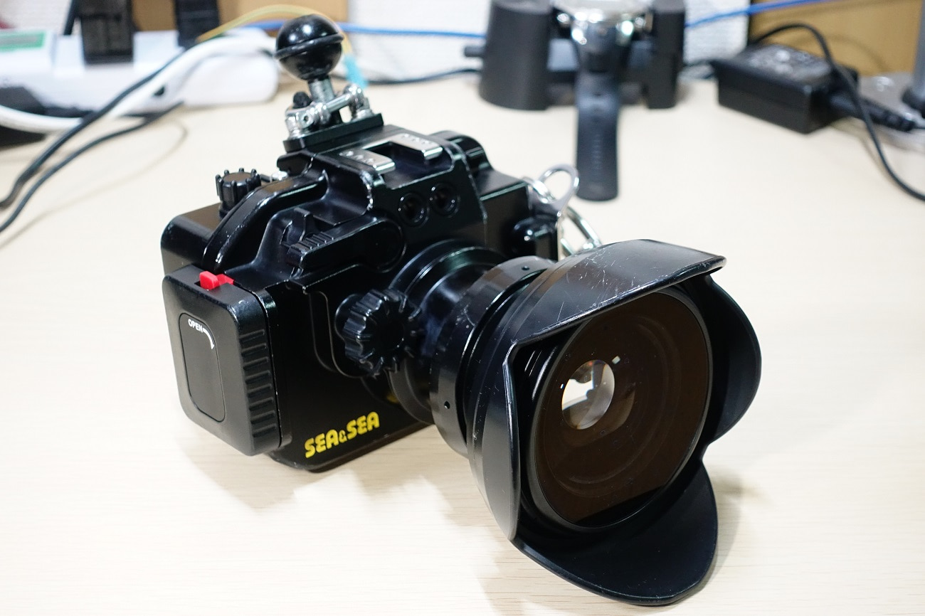 ダイビングのカメラ｜コンデジにおすすめのワイドレンズ【フィッシュ