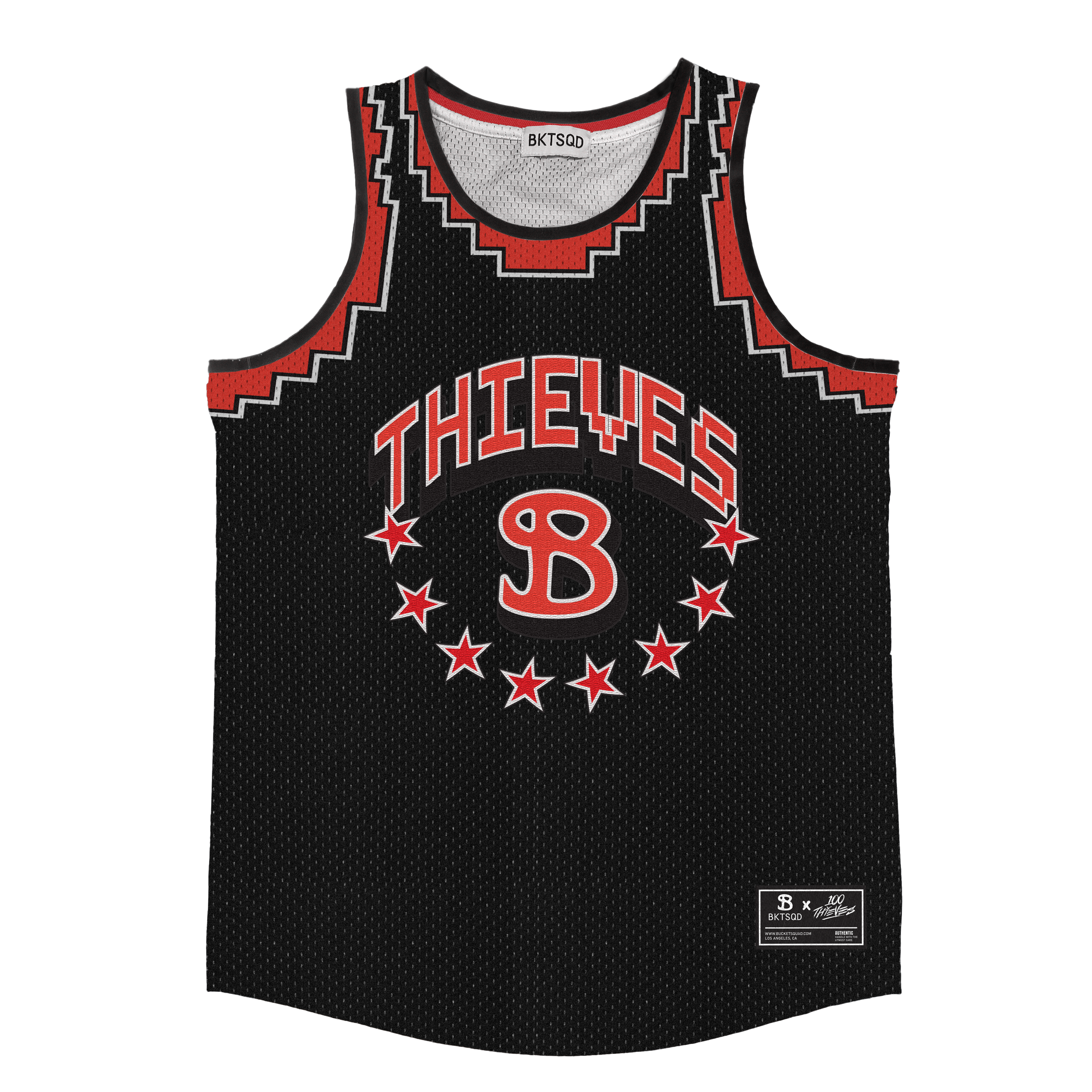 Bucketsquad 100 Thieves Jersey | Adult Basketball Jersey