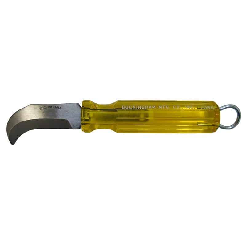Skinning Knife with Yellow Handle - Buckingham Manufacturing