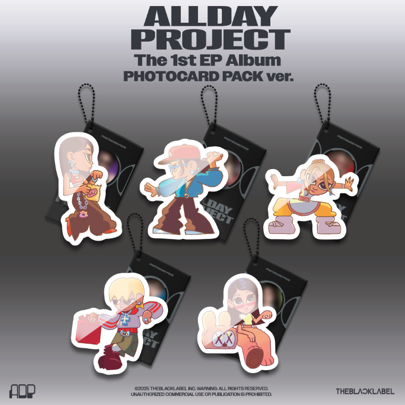 5종 SET) The 1st EP Album 'ALLDAY PROJECT' PHOTOCARD PACK ver. | Buffz