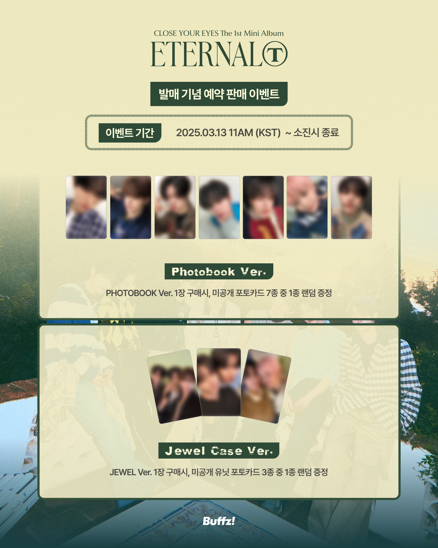 CLOSE YOUR EYES The 1st Mini Album [ETERNALT] 発売記念イベント