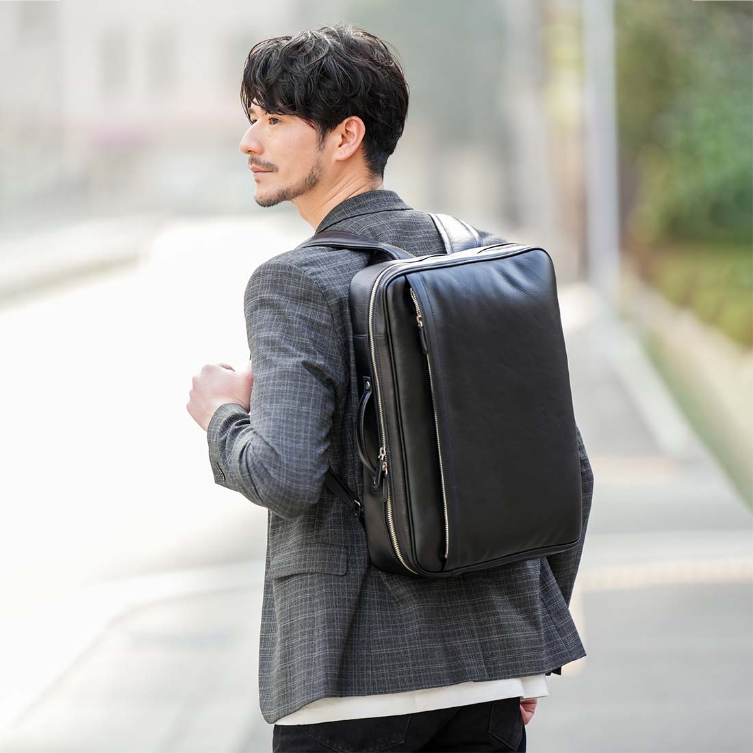 ビジネスバックパックBK | ビジネスレザーファクトリー
