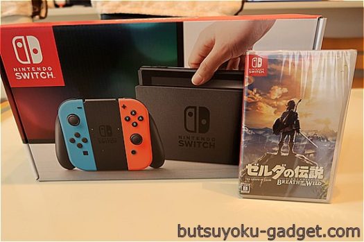 Nintendo SWITCH(任天堂スイッチ)買ってみた!フォトレビュー&PS Vita