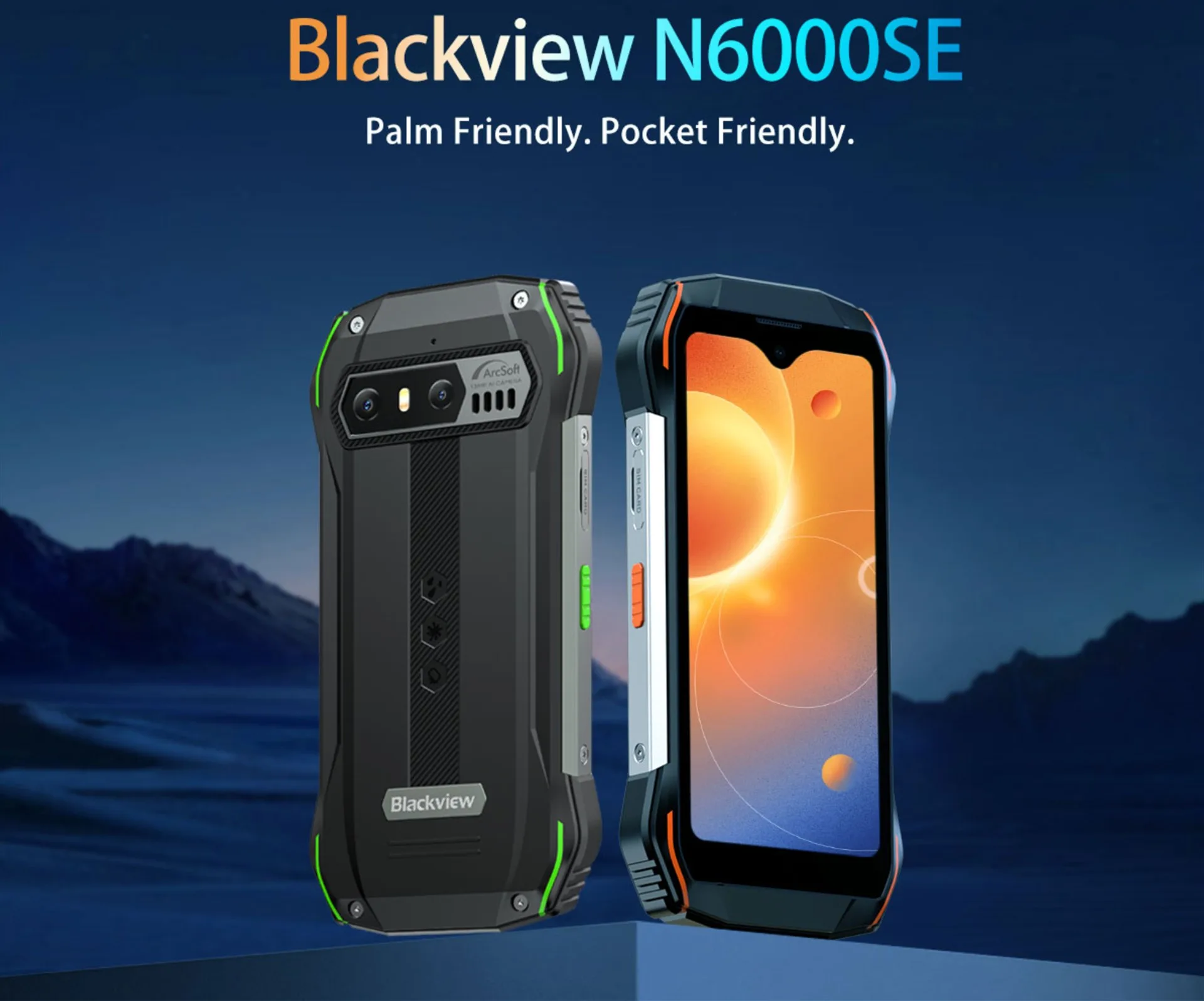 4.3インチの超小型タフネススマホ「Blackview N6000SE」が100ドル前半