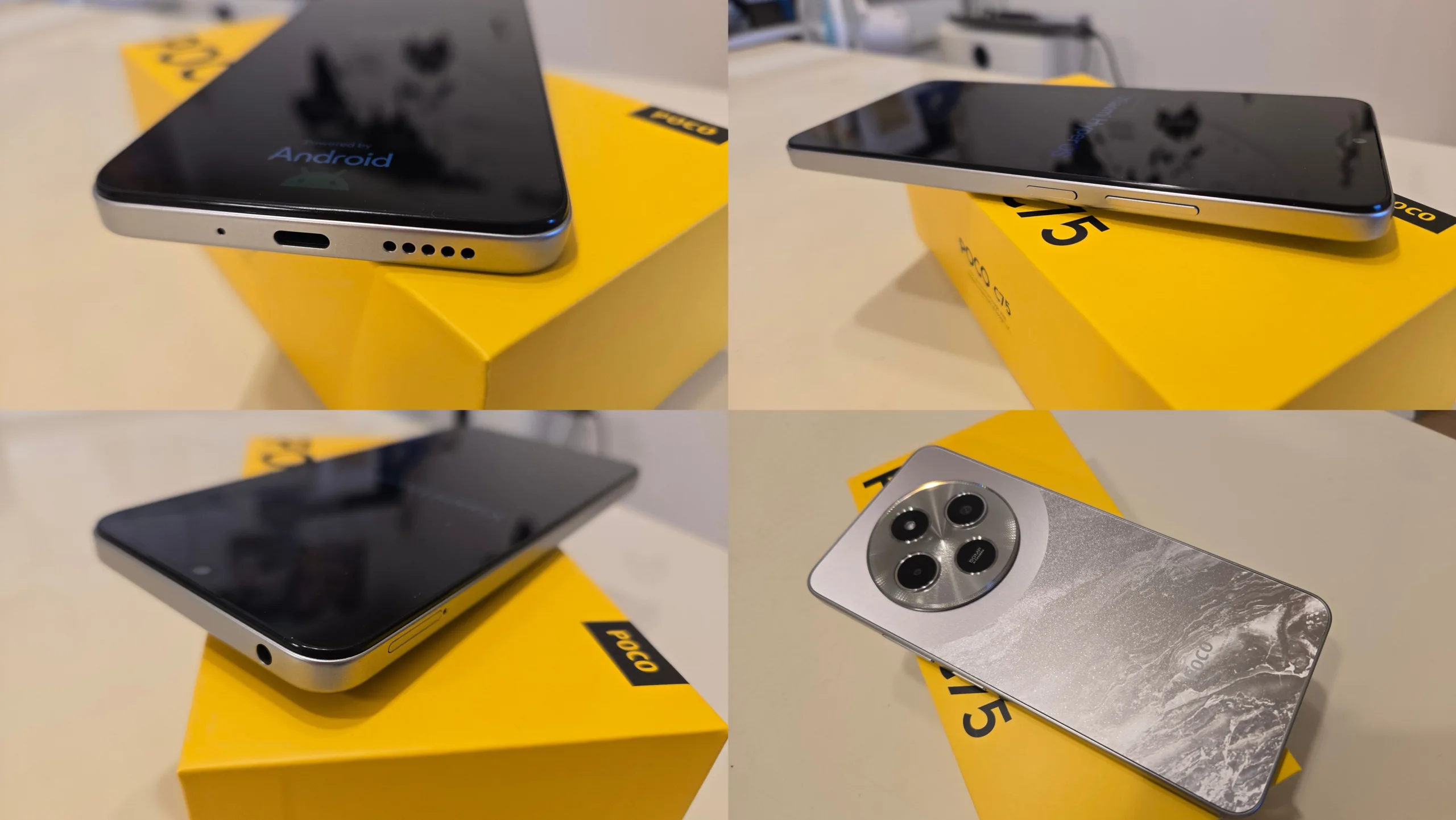 POCO C75 レビュー : 6.88インチ大画面と以外にもカメラ性能が実用的