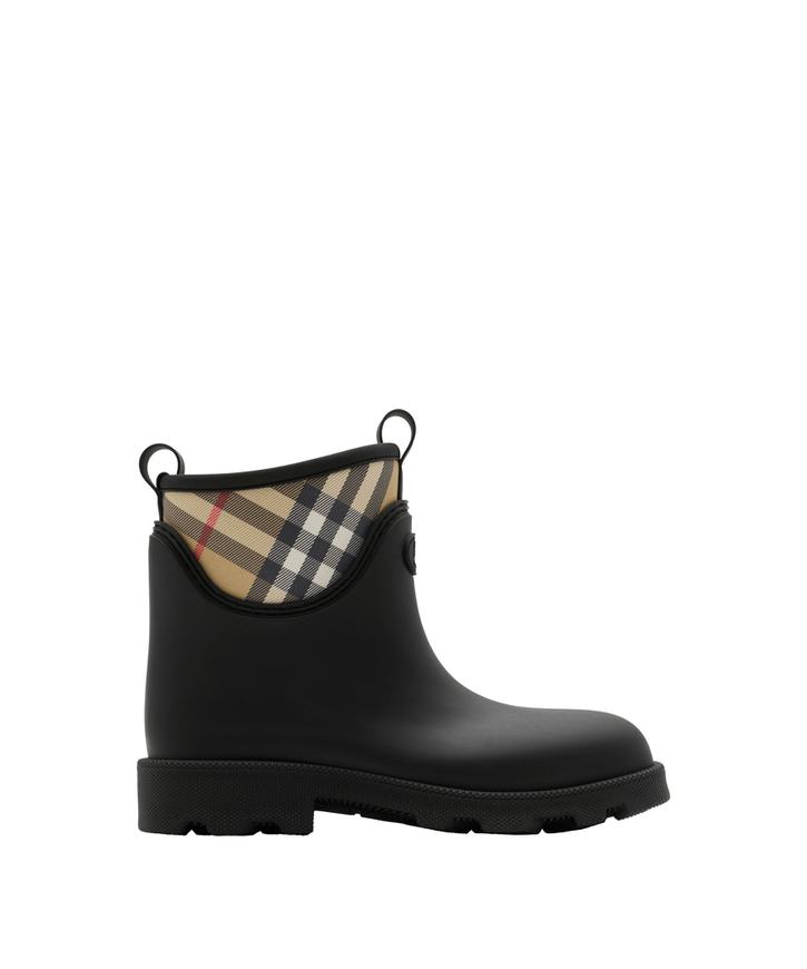 burberry/バーバリー通販 | チェックパネル レザー アンクルブーツ