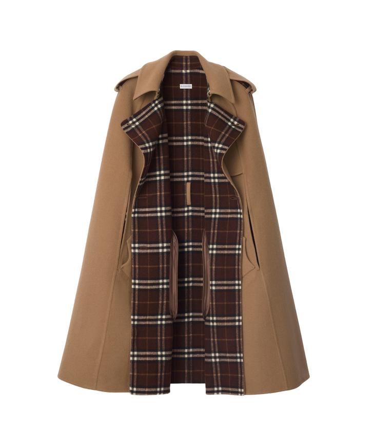 burberry/バーバリー通販 | ウール ベルモント トレンチケープ【送料