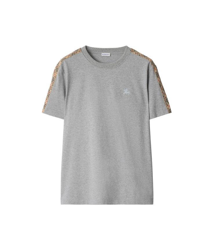 burberry/バーバリー通販 | チェックトリム コットンTシャツ【送料無料