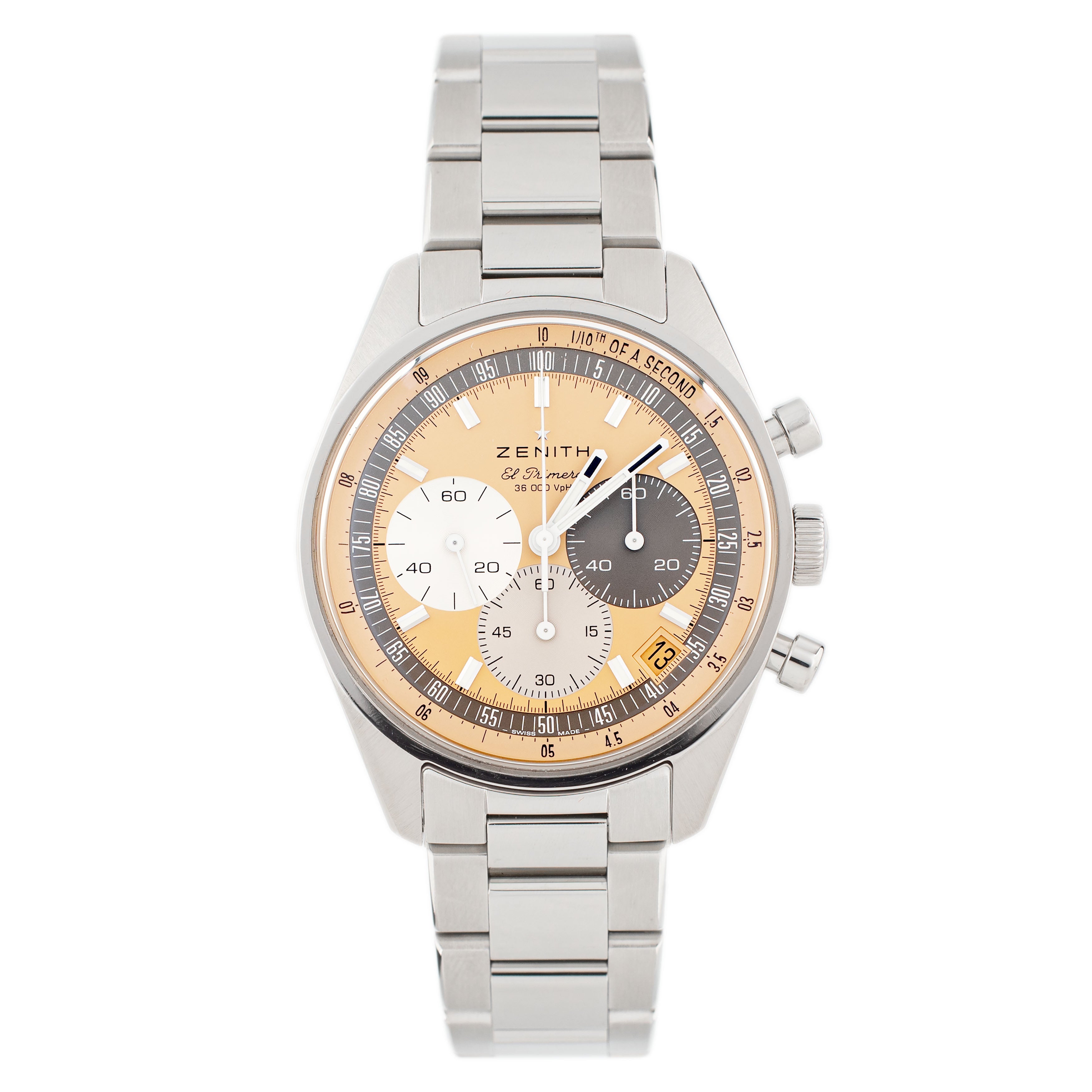 Zenith Chronomaster Original Hodinkee Edition Stainless Steel Salmon D