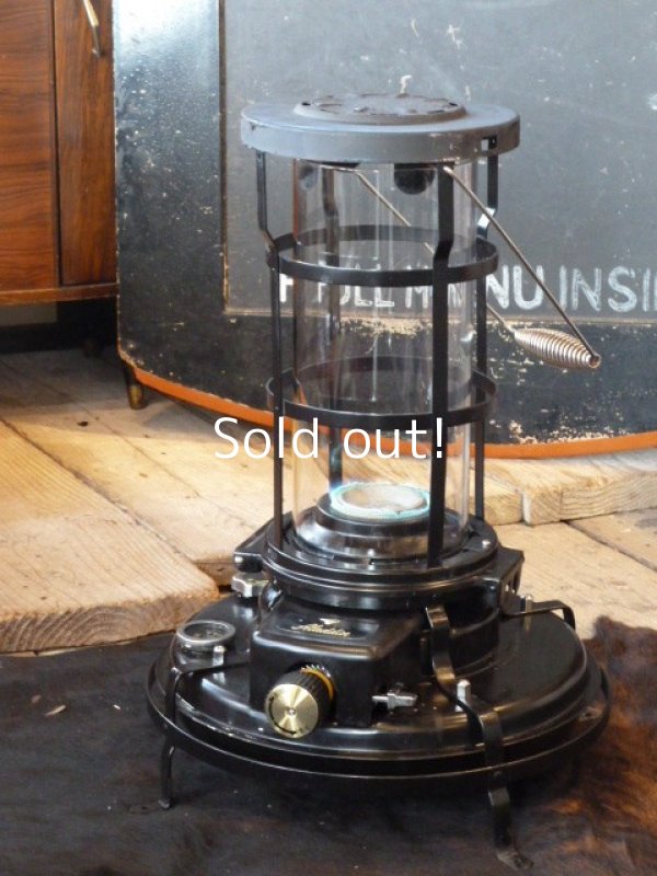 Aladdin Blue Flame Heater,アラジンSeries39, ガラスチムニーカスタム