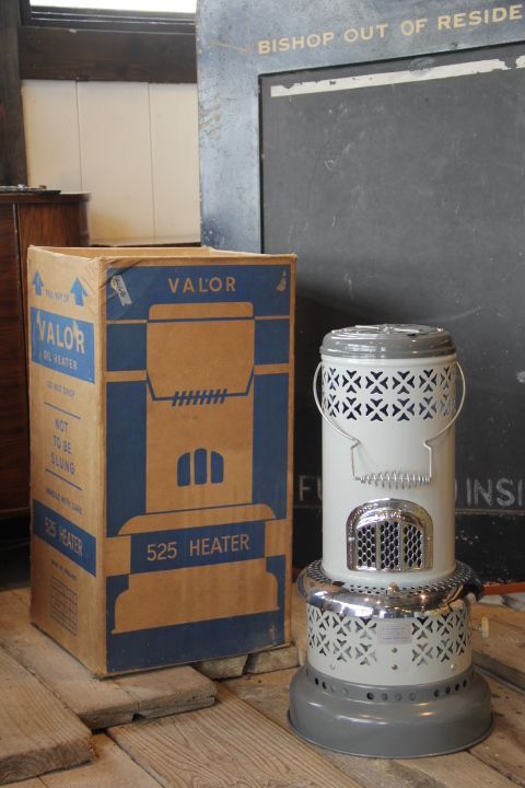 Valorバーラー525, ビンテージストーブ、ギャランティーカード