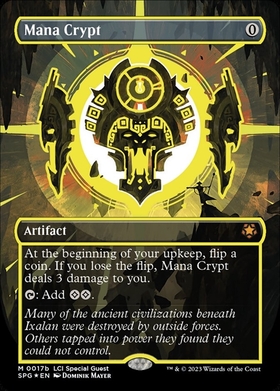 MTG 魔力の墓所 Mana Crypt MPS FOIL 部分光沢 英語版 MTG 魔力の墓所