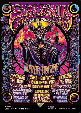 LTR)Sauron the Dark Lord(0744)(ボーダーレス)(ポスター)(F)/冥王