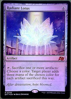 光輝の睡蓮 フラクチャー foil 日本語 光輝の睡蓮 フラクチャー foil