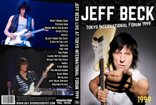 Jeff Beck Live At Tokyo International Forum Japan 02/06/1999 DVD