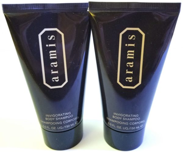 2x Aramis Shower Gel, 150ml, Hair & Body Wash for Men