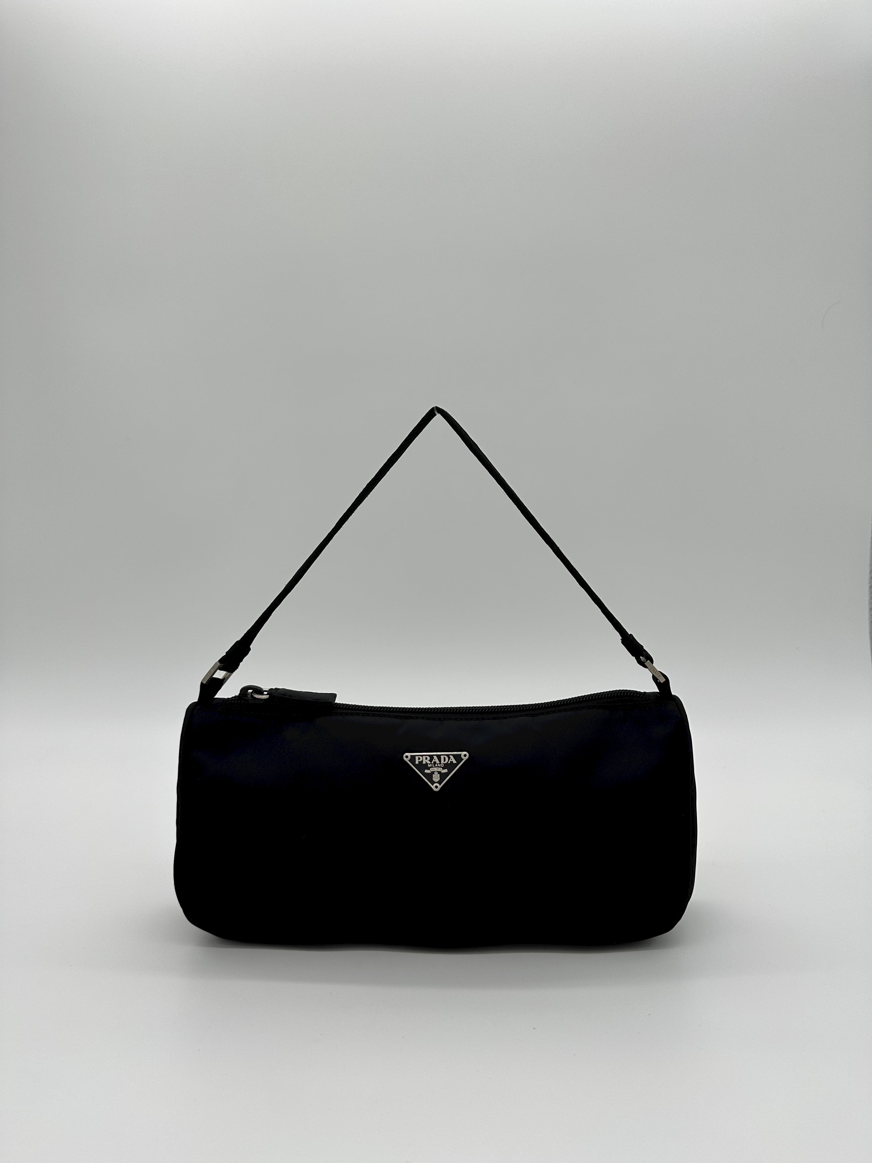 Vintage Black Prada Shoulder Bag | Luxury Designer Handbags Dublin