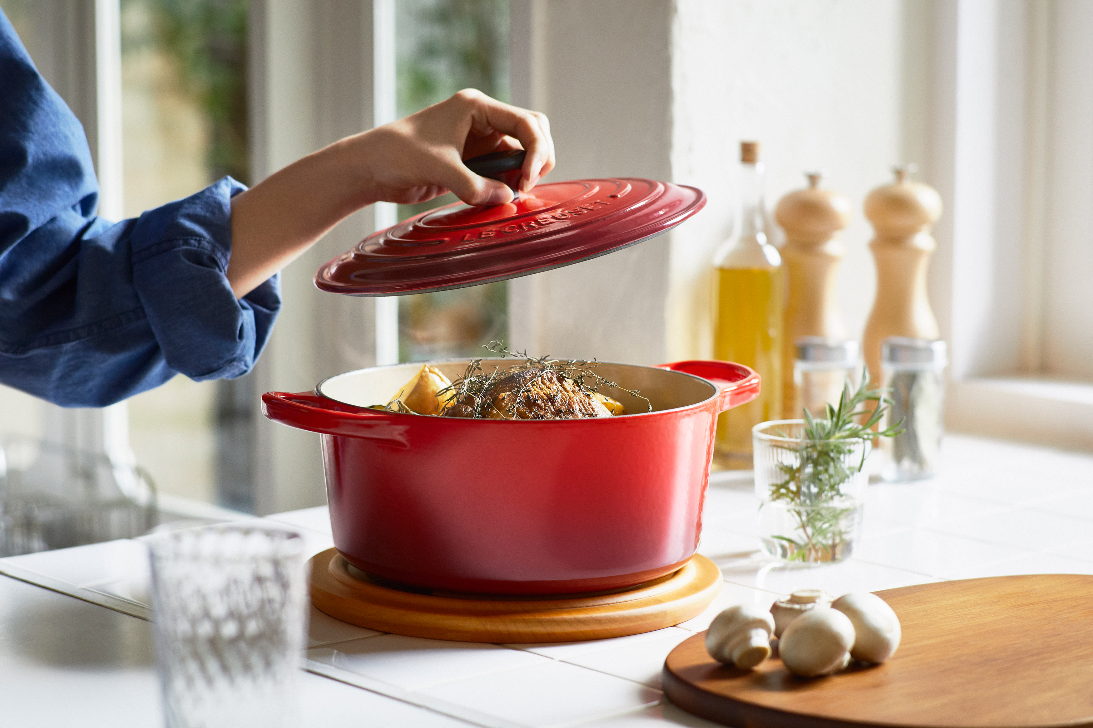 レンタル】ル・クルーゼ(Le Creuset)・シグニチャー ココット・ロンド