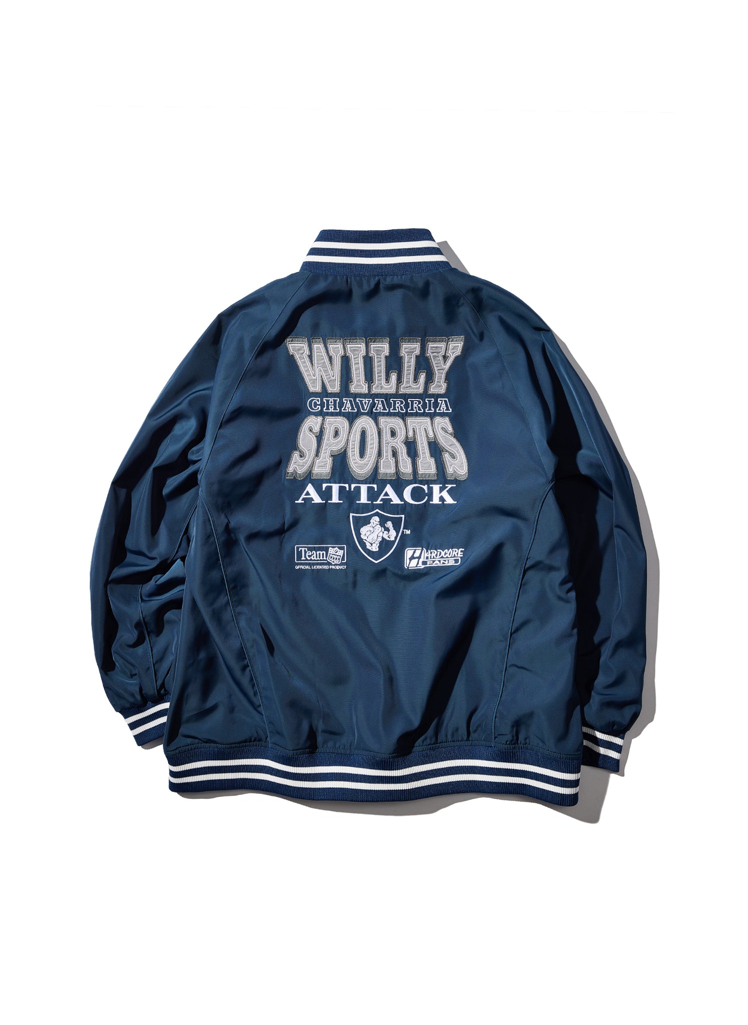 WILLY CHAVARRIA / STADIUM JACKET RECYCTEX VISION BLUE