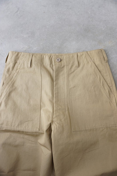 HTS(エイチティーエス) COTTON/LINEN KERSEY BAKER PANTS コットン