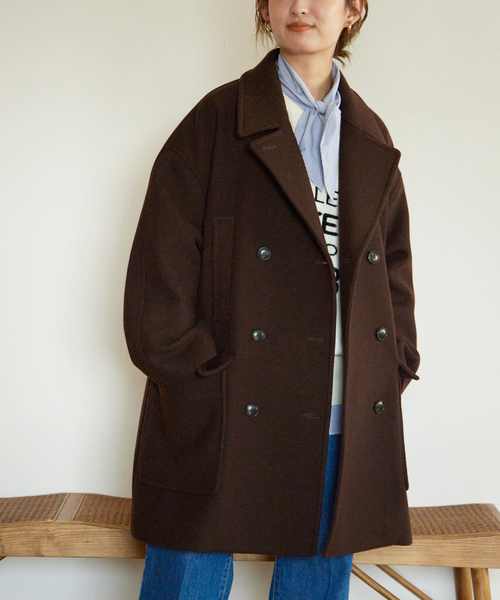 SLOBE IENA（スローブイエナ）の「T/WメルトンビックPコート