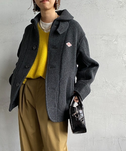 DANTON（ダントン）の「[DANTON/ダントン] ウールパイル 丸襟