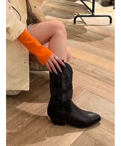 MOUSSY（マウジー）の「WESTERN BOOTS / ウエスタンブーツ（ブーツ