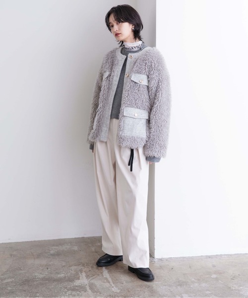 Eimee Law（エイミーロウ）の「アウトポケット ファージャケット（ノー