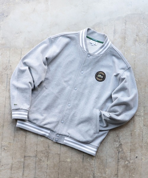 BEAMS（ビームス）の「LACOSTE × BEAMS / 別注 Sweat Stadium Jacket
