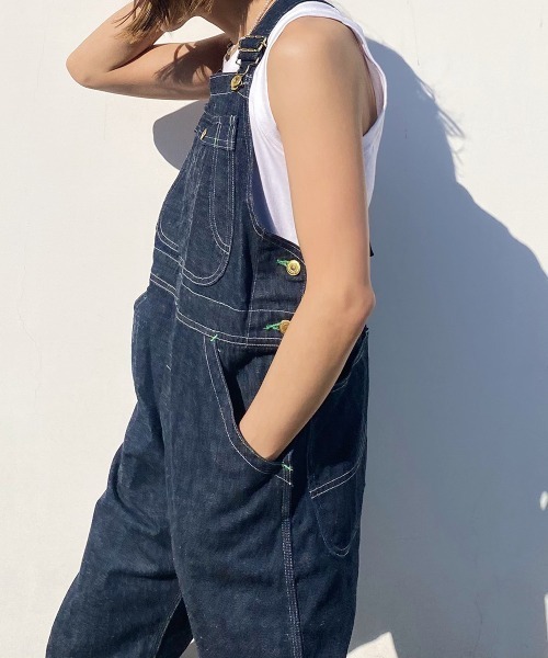 LOW-BACK DENIM OVER-ALL (O.WASH) ローバックデニムオーバーオール