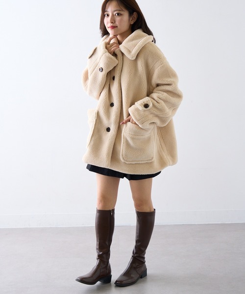 セール】【MAGASIN DE MODE Chou Chou】テディボアコート XNN（モッズ