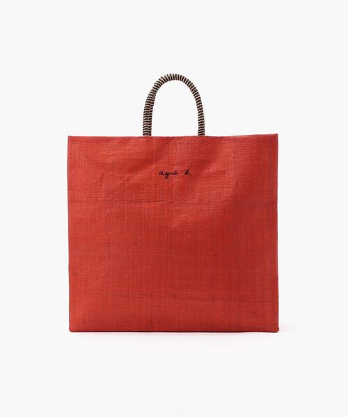 agnes b.（アニエスベー）の「ラフィアトートバッグ (MX02－05