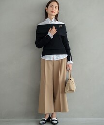 ガウチョパンツ」に該当するベージュ系のファッション通販 - ZOZOTOWN