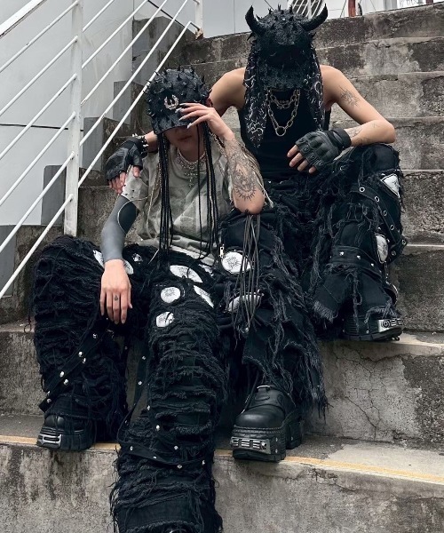 UNIZ】Demon Venom Cap / 【ユニズ】ツノ付きデニムキャップ（キャップ