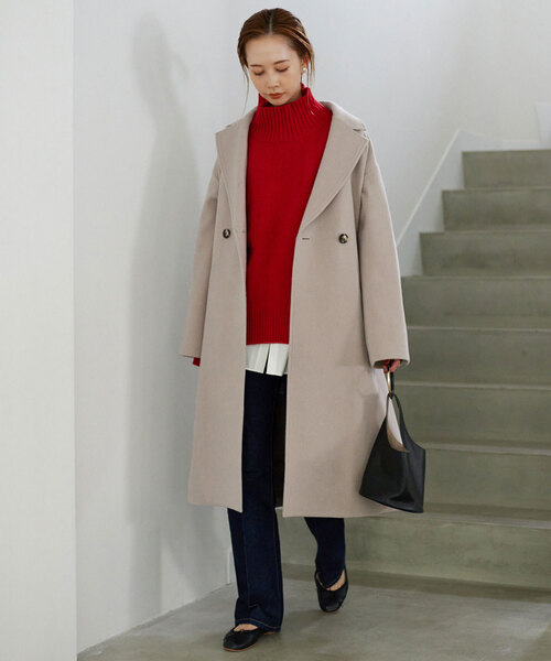 SLOBE IENA（スローブイエナ）の「ダブルブレストカラーコート（その他