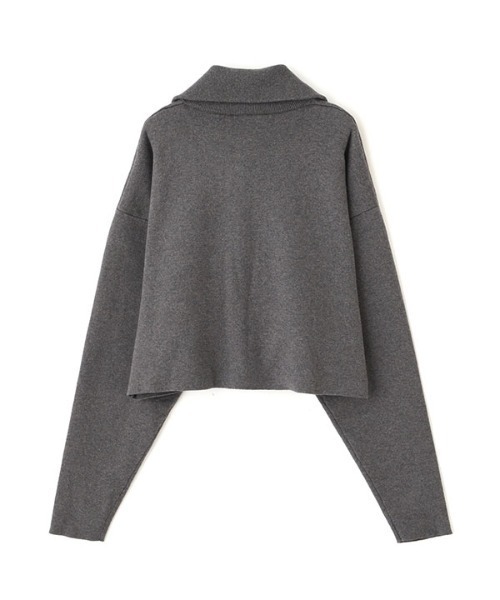 ETRE TOKYO（エトレトウキョウ）の「Wフェイスハーフジップニットプル