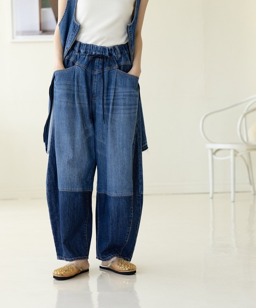 niko and（ニコアンド）の「【NKJ 2024AW】EASY BARREL DENIM