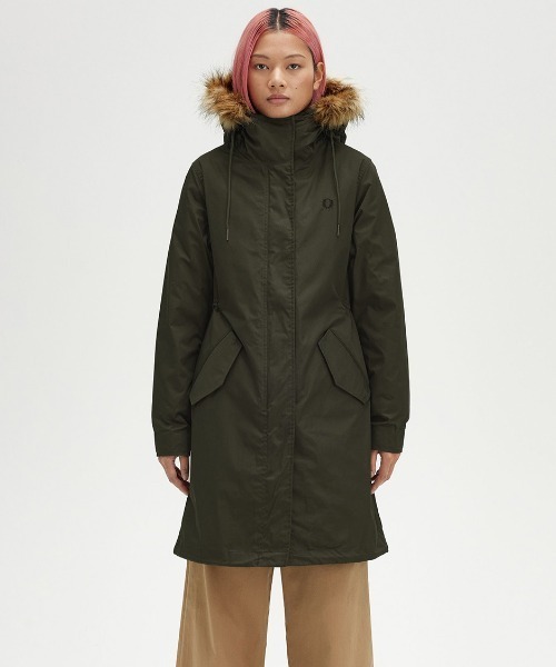 フレッドペリー モッズコート オリーブ XSサイズ FRED PERRY（フレッド