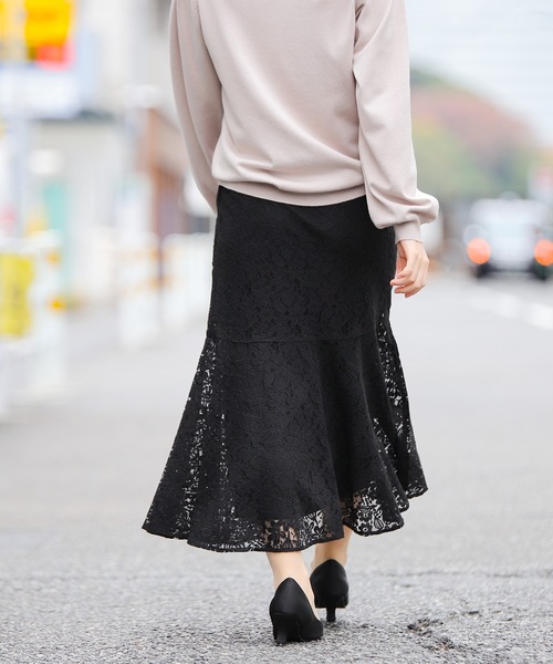 Honeys（ハニーズ）の「レースマーメイドスカート（スカート）」 - WEAR