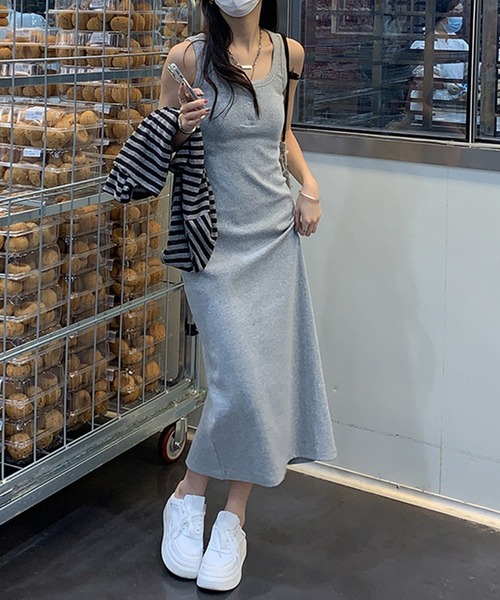 新品タグ付き】Theory ノースリーブワンピース グレー 9号 Theory