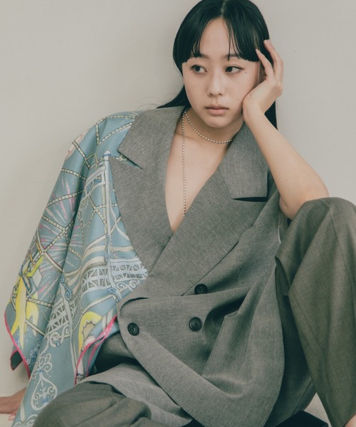 シルクスカーフ SWASH LONDON ツイル 88*88（バンダナ/スカーフ