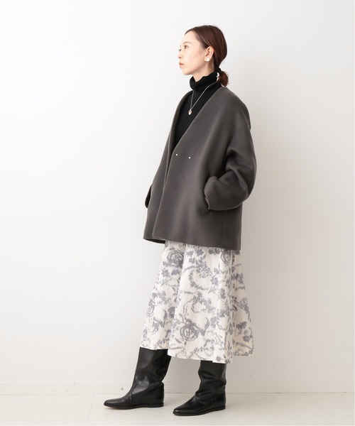 IENA（イエナ）の「MANTECO ショートコート◇（ノーカラーコート