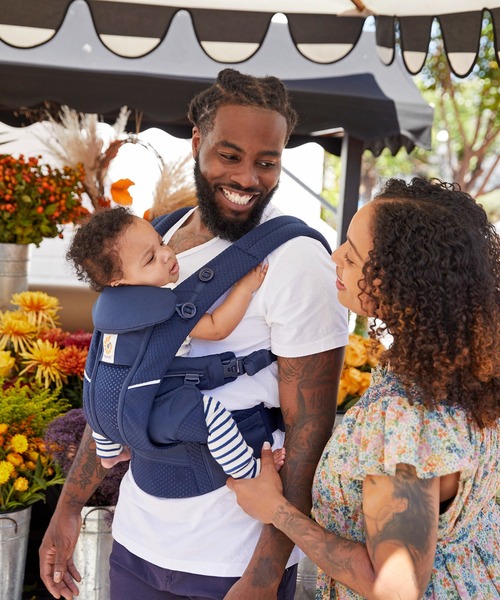 エルゴベビー オムニブリーズBreezeミッドナイトブルー Ergobaby