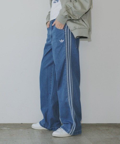 adidas/アディダス DENIM 3S PANT ブランドロゴ スリーストライプ