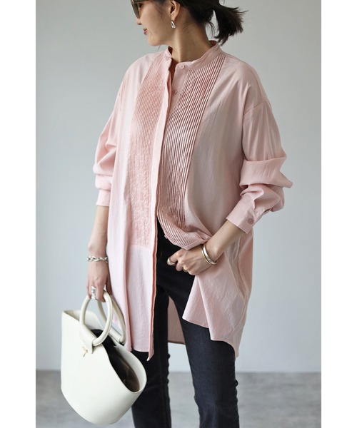 セール】フロントピンタックシャツ（シャツ/ブラウス）｜Bonjour Sagan