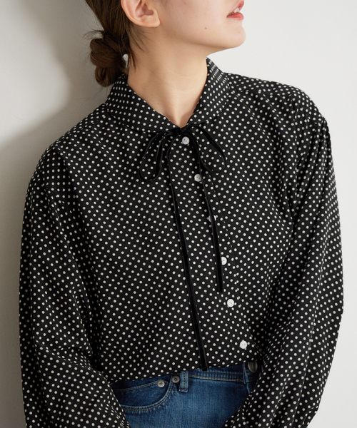 セール】ミニラウンドカラーブラウス（シャツ/ブラウス）｜IENA