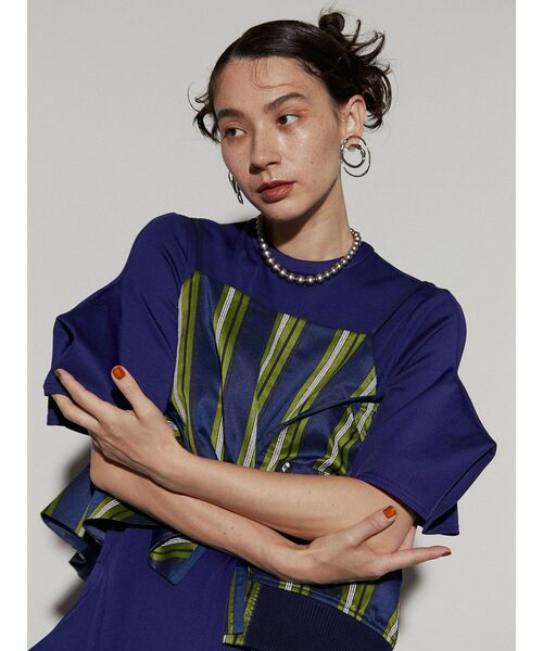 UN3D.（アンスリード）の「マルチストライプキャミソール